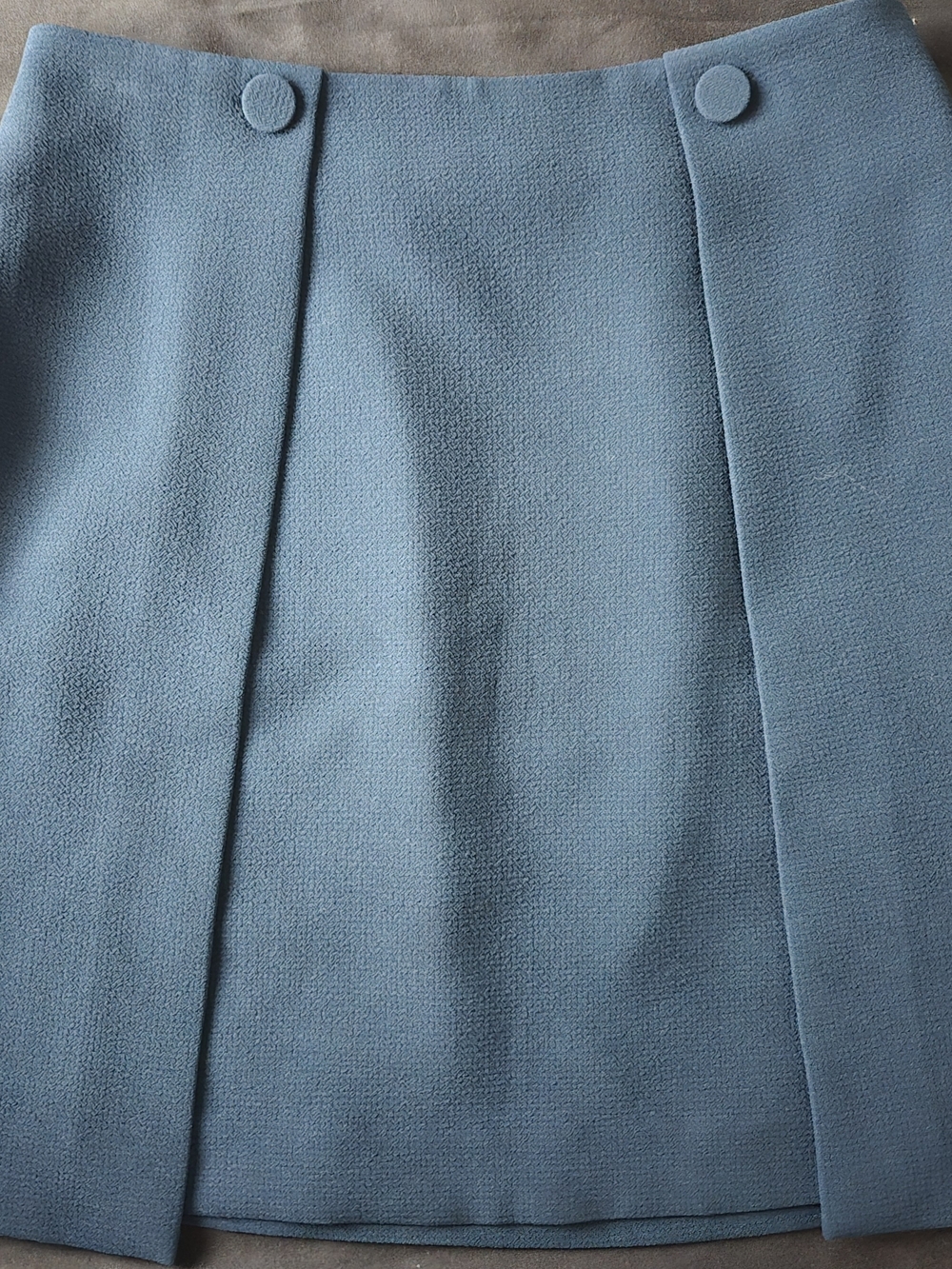 Club Monaco Dark Teal Textured Skirt with Brand Tag